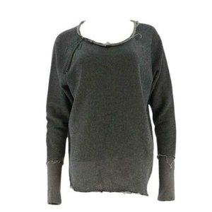 NEW Peace Love World French Terry Zipper Top-Small